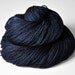 Deep in the dark night OOAK - Merino/Silk superwash yarn fingering weight