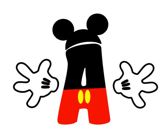 items similar to mickey mouse or minnie mouse alphabet