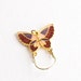 Butterfly Charm Holder Keeper Pendant Cloisonne Bohemian Jewelry
