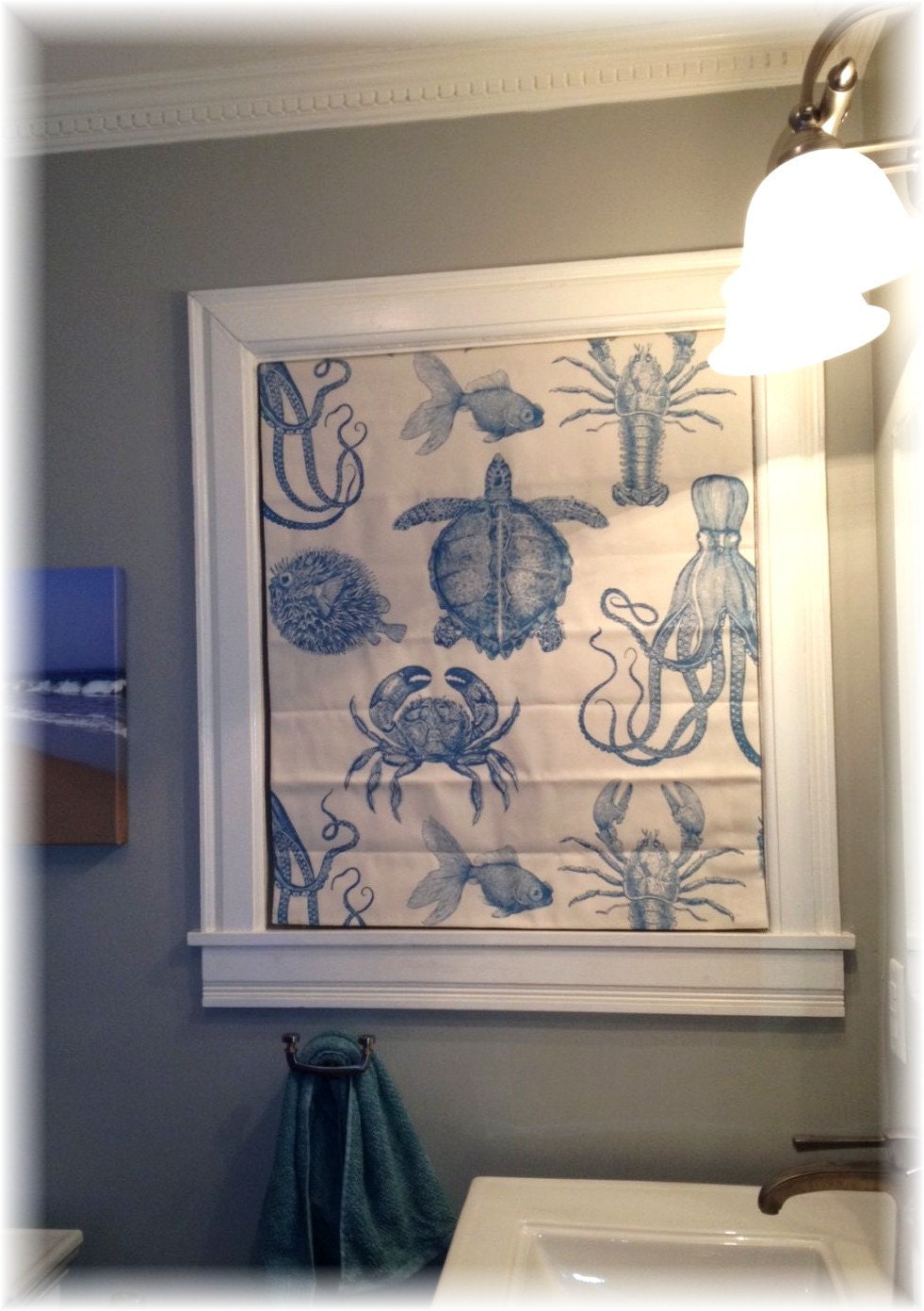 Custom Roman Shades with your fabric