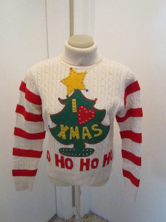 Items similar to Grinch Ugly Christmas Sweater Size Medium to Large ...