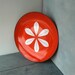 Large Orange Cathrineholm Plate