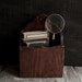 RESERVED for COLLETTE Wooden Display Shelf Box - Brown Victorian Rustic Vintage