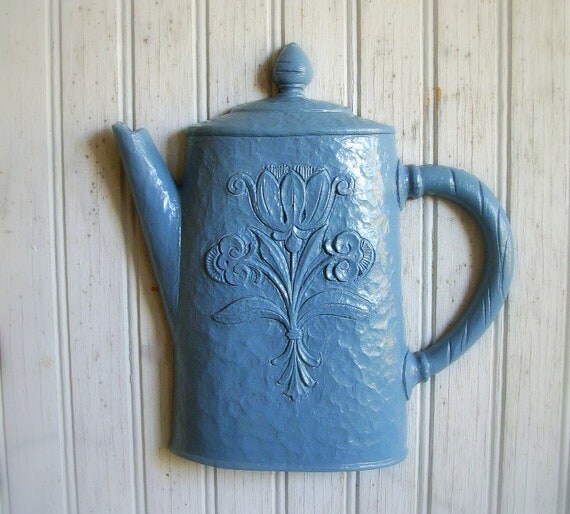 Items similar to Vintage Homco Coffee Pot in French Blue on Etsy