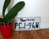 On Sale Vintage Metal Texas License Plate Red White Blue Flag On Sale Vintage Metal Texas License Plate Red White Blue Flag
