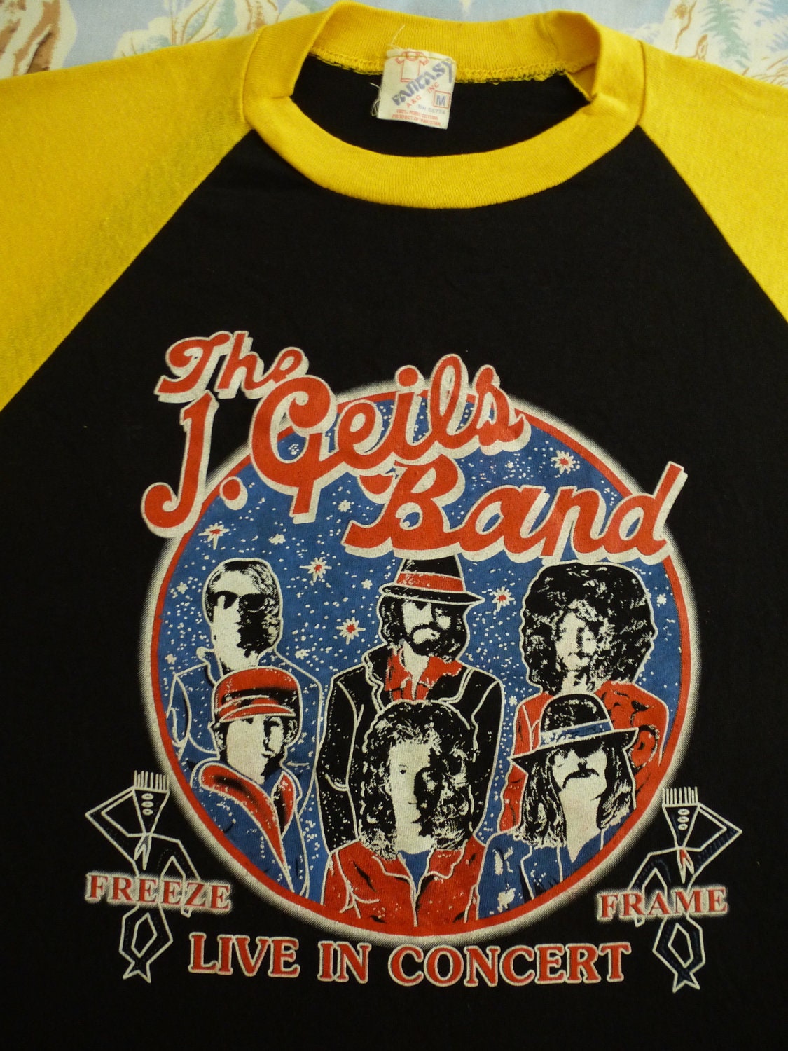  Original J GEILS BAND 1981 tour T SHIRT 