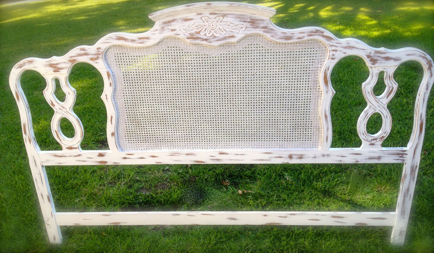 CUSTOM ORDER Shabby Chic Thomasville Queen Headboard