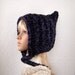 Pixie hat - hand crocheted hat - women's chunky hat - Winter Fashion Winter Accessories by Sandy Coastal Designs - ready to ship
