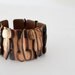 Vintage Copper Bracelet // 1970s Linked Foliage Cuff