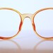 1980's Pink -Orange Frames for prescription glasses
