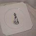 French Style Hand Designed Trinket Soap Dish with Wedding Dress Bride ECS