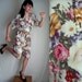 Rainbow Floral Romper with Pockets & Belt