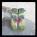 Ruby And Zoisite Earring Beads,39x11x4mm,9.52g