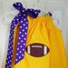 Football Dress in Yellow and Purple