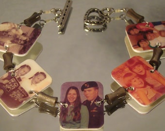 Personalized Photo Bracelet - Personal pictures jewelry -