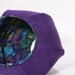 Cat Ball Modern Cat Bed in Purple Suede Microfiber