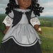 1850's Gracious in Gray Dress for 18 inch Dolls