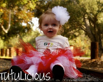 Candy Cane Tutu, Christmas Tutu, Holiday Tutu, Infant, Child, Toddler Sizes, 1-3yrs