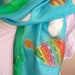 Handpainted Silk Scarf 'Balloons Over Bangalow" by The Silk Maid