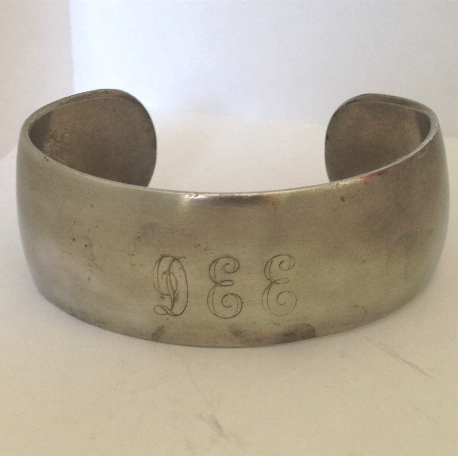 Vintage Leonard Genuine Pewter Bracelet Made by STAROSECREATIONS
