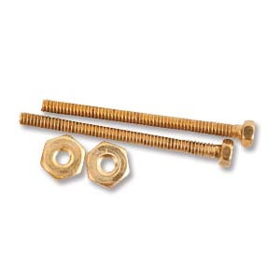 Micro Screw & Nut Set BRASS10/Set Great for Cold by supplyzone