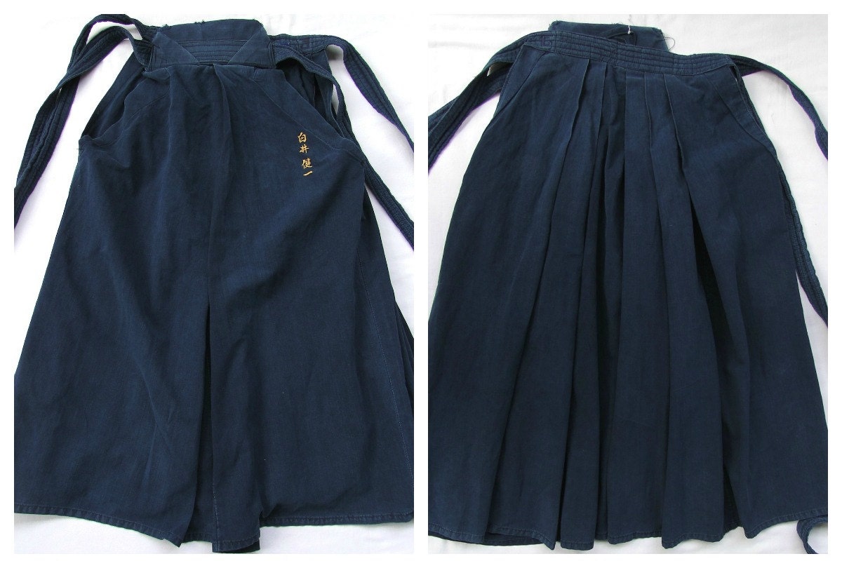 Vintage Kendo Hakama Pants Trousers. Shop Ref: CF050