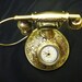 Vintage Antique 1980's MINIATURE TELEPHONE CLOCK