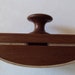 Vintage French Wooden Blotter Monogram HS/SH & Roll of Blotting Paper for the Man in your LIfe