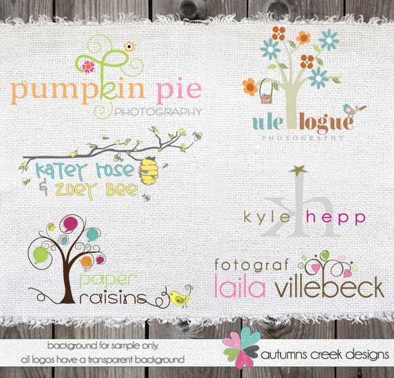 Custom Logo Design - custom photography logo designs - hand drawn logo branding - personal and business logo designs