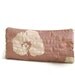 Women Clutch Wallet, Poppy design, Cosmetic bag, Birthday gift for her, Pastel pink, Nursing bag