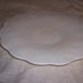 vintage milk glass cake plate
