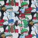 Christmas Fabric / Snowmen Fabric / Glitter for Sinem Koroglu