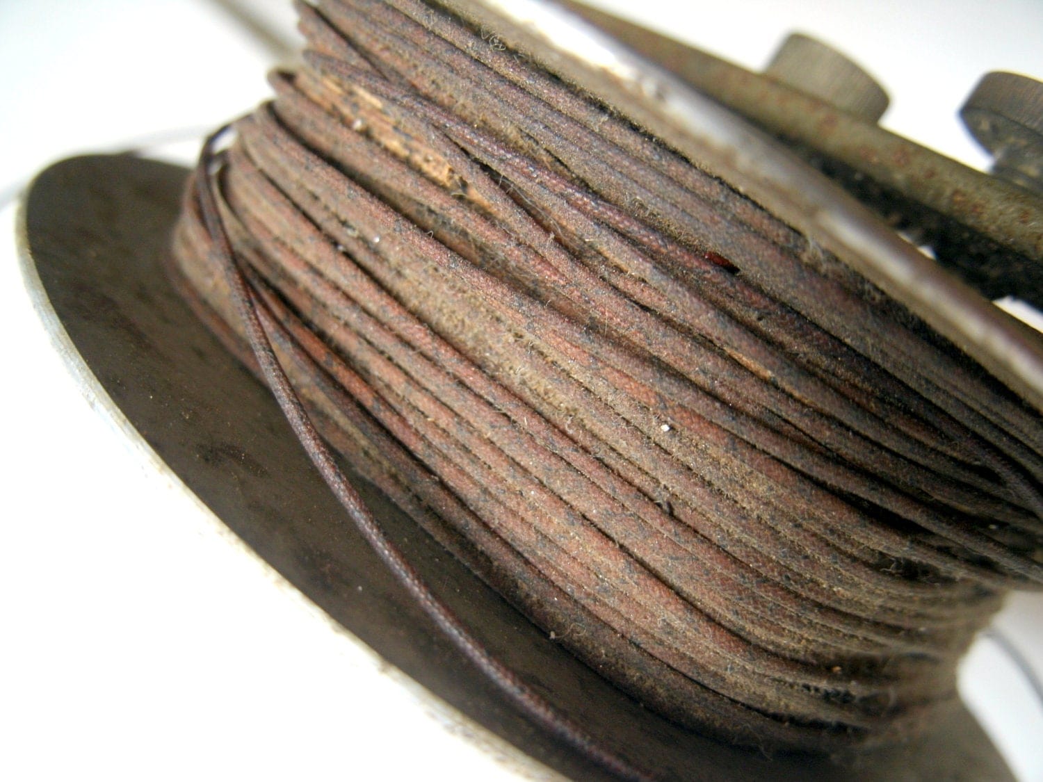 Antique Ice Fishing Pole Stubby Rod And Reel Patented 1921