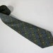vintage 50's or 60's Men's Foulard silk Neck tie. Large medallion print with paisleys. Rivetz