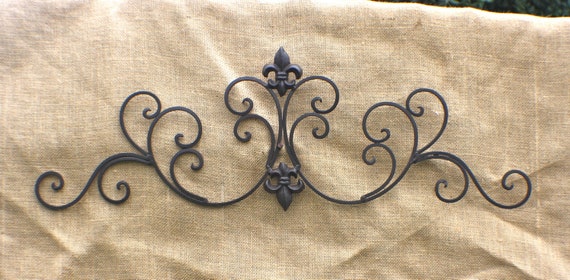 Wrought Iron Wall Decor/ Metal Wall by MichelleLisaTreasure