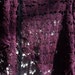 Silk Lace Scarf with Crystals