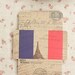 DIY Vintage Style Mini Kraft Envelopes Set - France