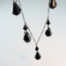 Art Deco Necklace French Jet Briolette Black Faceted Glass Vintage 1920s 1930s Jewelry