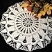Crocheted Doily Large White Vintage Doilys Doilies Centerpiece A476