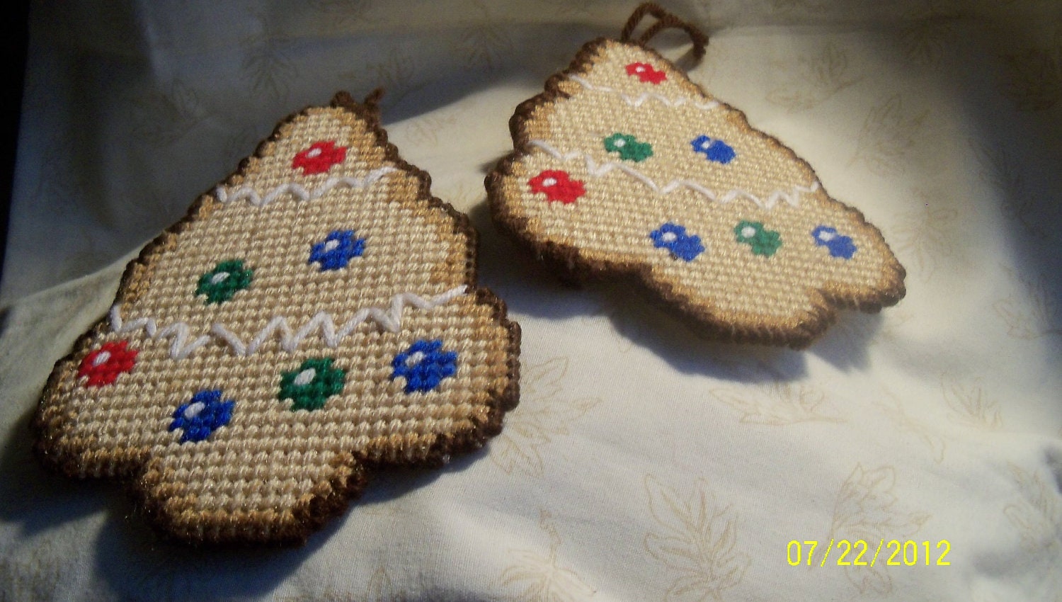 Gingerbread Christmas Tree Ornaments
