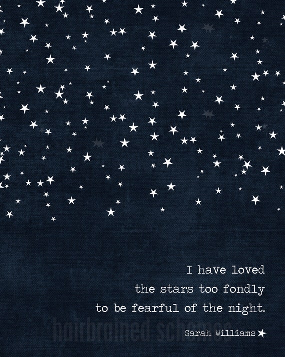 i look towards the stars