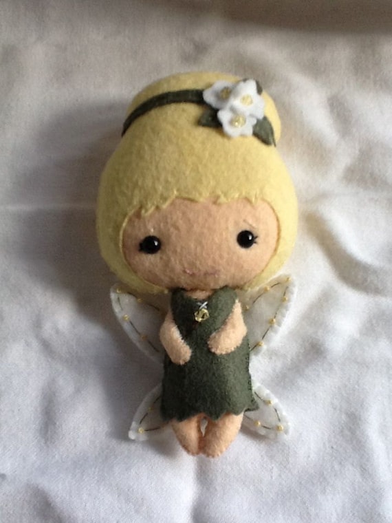 wool felt fairy dolls