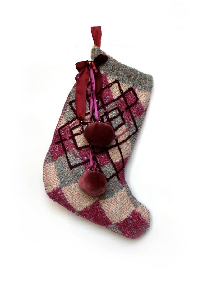 LIMITED EDITION Stylish Vintage Christmas Stocking