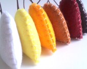 Wedding/party Hearts Decorations - christmas, autumn shades, brown, yellow, white - Set of 6 - Ornaments/favors/decor/gifts Il_170x135