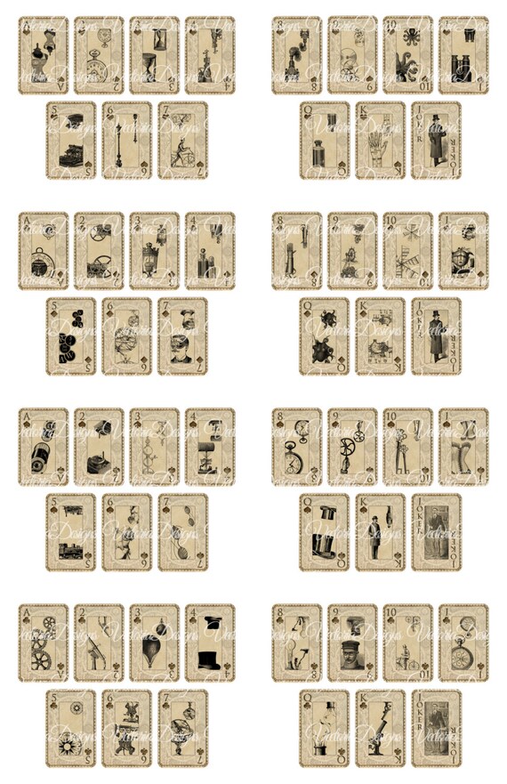 printable deck of cards