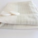 Ultrathin Turkish Bath Towel, Pareo, Sarong on the boat, Peshtemal, Organic Bamboo and Cotton, White