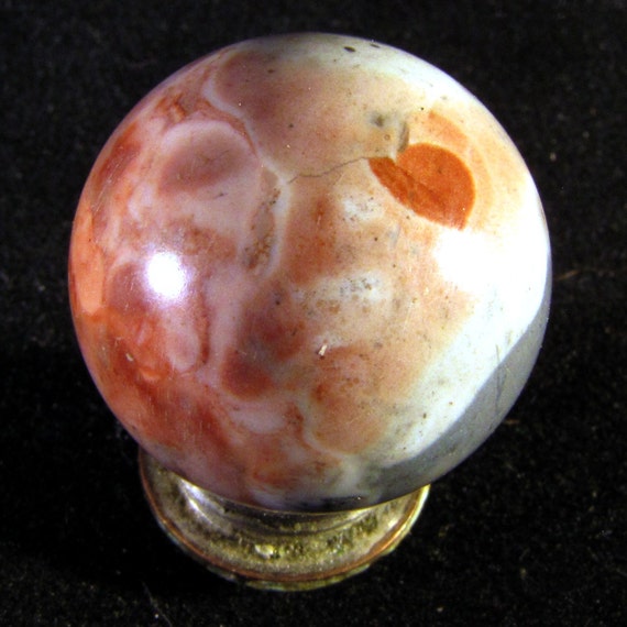 Ohio Flint 3/4 Handmade Marble Aggie Stone Sphere