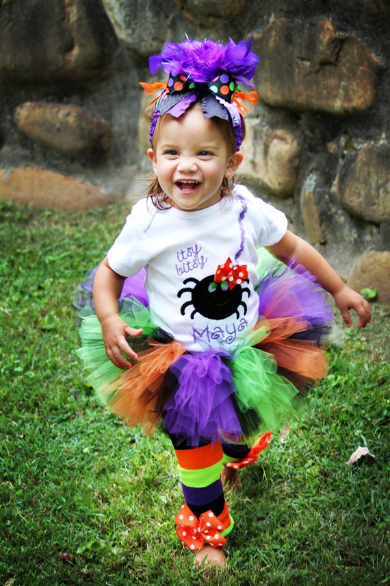 Items similar to FREE SHIPPING Halloween Outfit -- Baby Girl Halloween ...