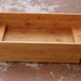 Custom Knotty Alder Rolling Under the Bed Storage Crate