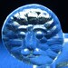 vintage KOSTA glass zoo line animal LION eric mid century modern